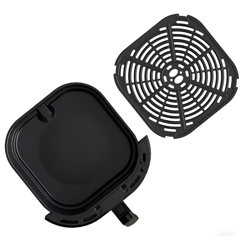 Електричний аерогриль Air Fryer Crownberg CB 5543 з решіткою, 8 програм, 1500 Вт, чаша 4 л фото - 4