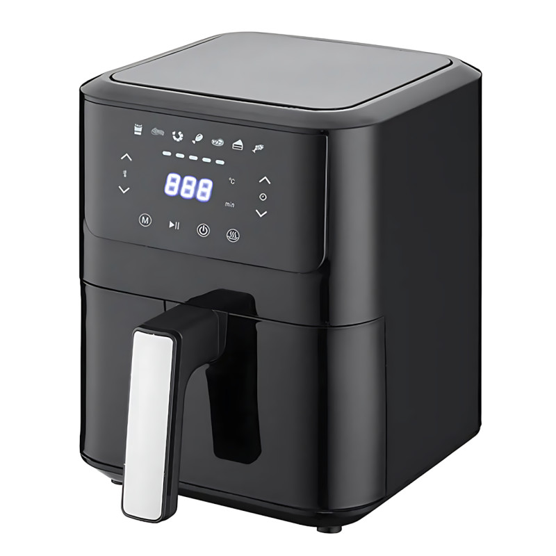 Електричний аерогриль Air Fryer Crownberg CB 5543 з решіткою, 8 програм, 1500 Вт, чаша 4 л фото - 3
