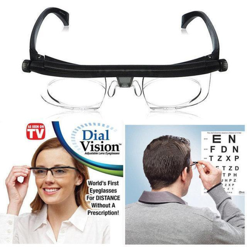 Окуляри для зору з регулюванням лінз Dial Vision універсальні / Регульовані окуляри Діал Візіон фото - 7