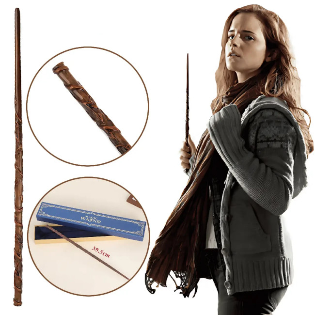 Волшебная палочка Гермионы Грейнджер Harry Potter Stick в подарочной упаковке, 39.5 см, пластик