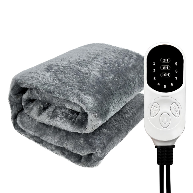 Автомобильная электропростынь MA703, 12 В, 60 Вт, 9 режимов и 9 таймеров, защита от перегрева, флис, 160×150 см фото - 4