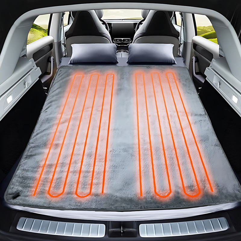 Автомобильная электропростынь MA703, 12 В, 60 Вт, 9 режимов и 9 таймеров, защита от перегрева, флис, 160×150 см фото - 34