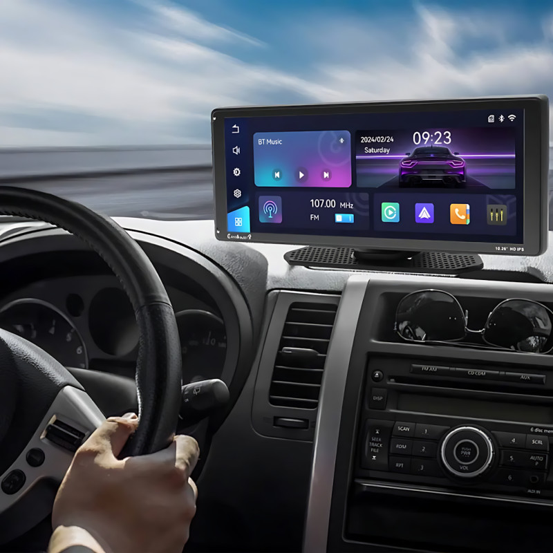 Монитор car player 901W, 10.26" сенсорний екран IPS, автомобільна стереосистема Bluetooth, Mirror Link, AUX фото - 8