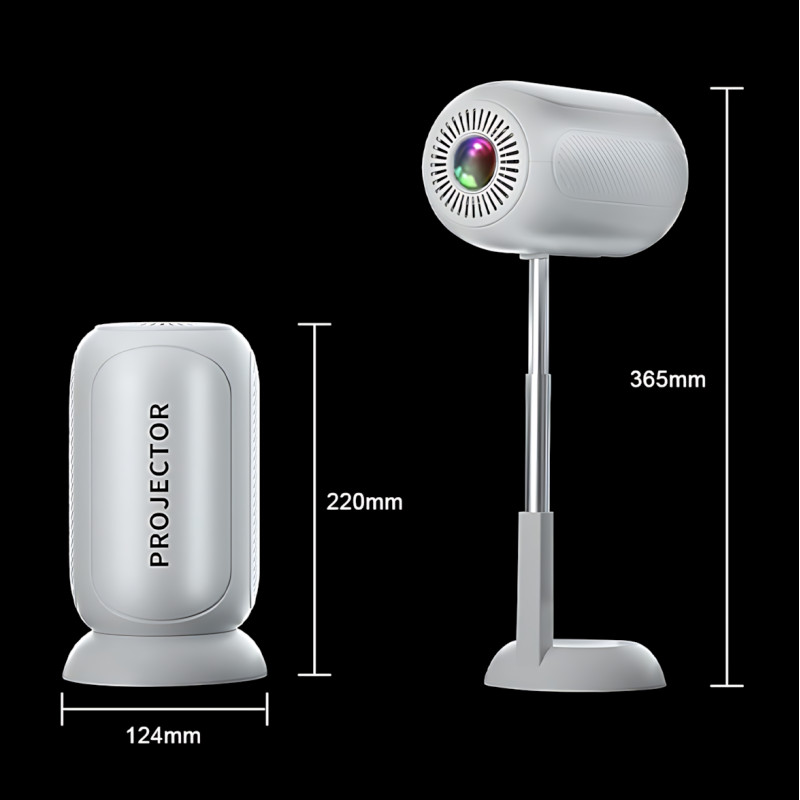 Портативный проектор TS-6 4K, Android 13, 240 ANSI, Full HD 1080p, поддержка 4K, Wi-Fi/кабельное подключение, HIFI-звук, 1+8 ГБ фото - 8