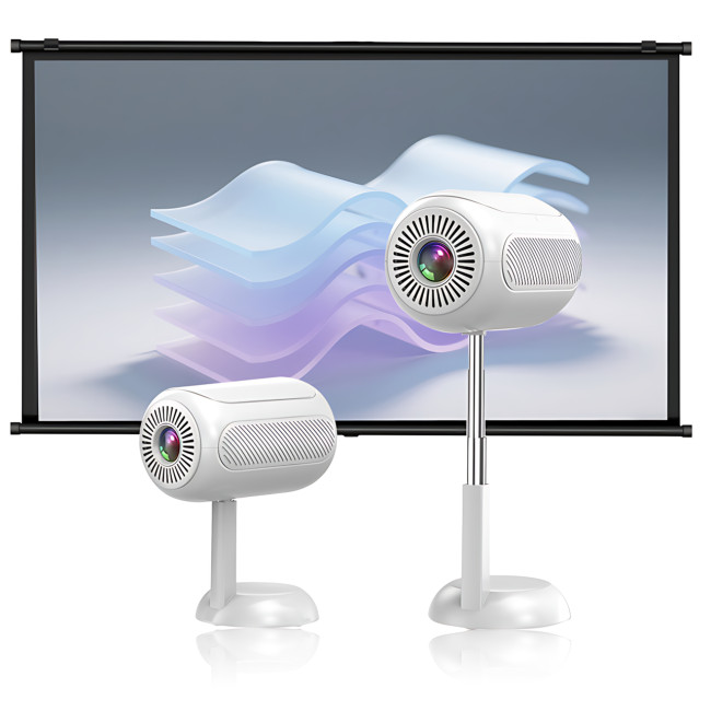 Портативный проектор TS-6 4K, Android 13, 240 ANSI, Full HD 1080p, поддержка 4K, Wi-Fi/кабельное подключение, HIFI-звук, 1+8 ГБ