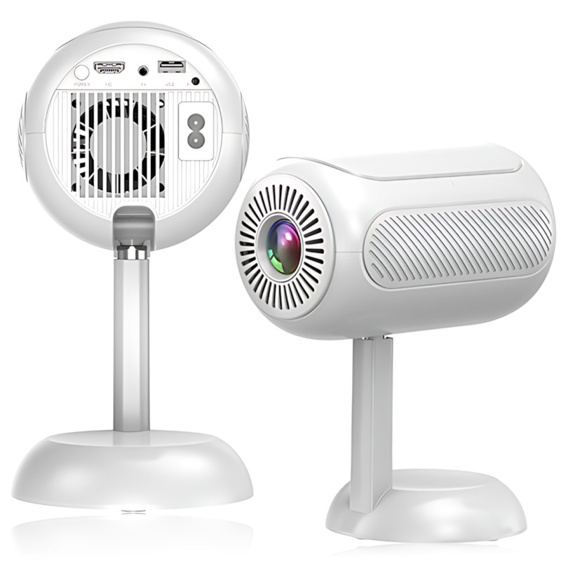 Портативный проектор TS-6 4K, Android 13, 240 ANSI, Full HD 1080p, поддержка 4K, Wi-Fi/кабельное подключение, HIFI-звук, 1+8 ГБ фото - 3