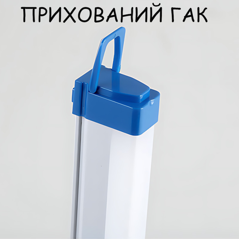 Аккумуляторная LED лампа CBK BK-150 с магнитным креплением, переносной светильник USB-microUSB с пультом фото - 7