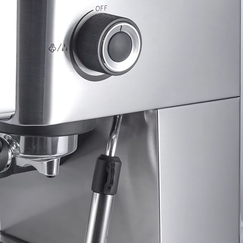 Полуавтоматическая кофемашина RAF R0206 с двойным бойлером, 20 бар, 1.8 л, капучинатор, эспрессо/латте, 1600 Вт, нержавеющая сталь фото - 5