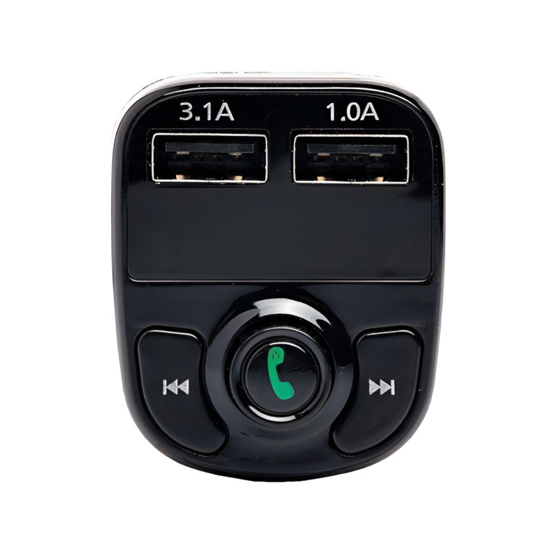 Прикуриватель с функцией FM Модулятора CAR X8, трансмиттер для авто с Bluetooth, MP3 фото - 3