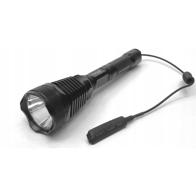 Мощный светодиодный фонарь XBalo-G PRO Q-2800-T6, охотничий с креплением под ствол, 3 линзы, 5000W фото - 4
