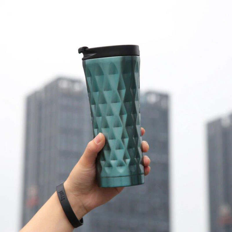 Термос з напувалкою 500 мл Rhombus StarBucks, нержавіюча сталь, EL-251, різні кольори фото - 9