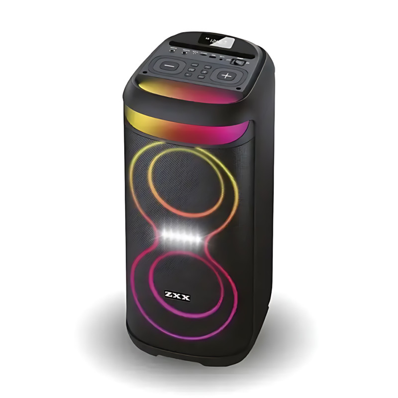 Музыкальная колонка  ZXX-5505, переносной караоке динамик 6,5", 40 Вт, USB/TF/FM/BT/MIC/AUX, 60х27х30см фото - 3