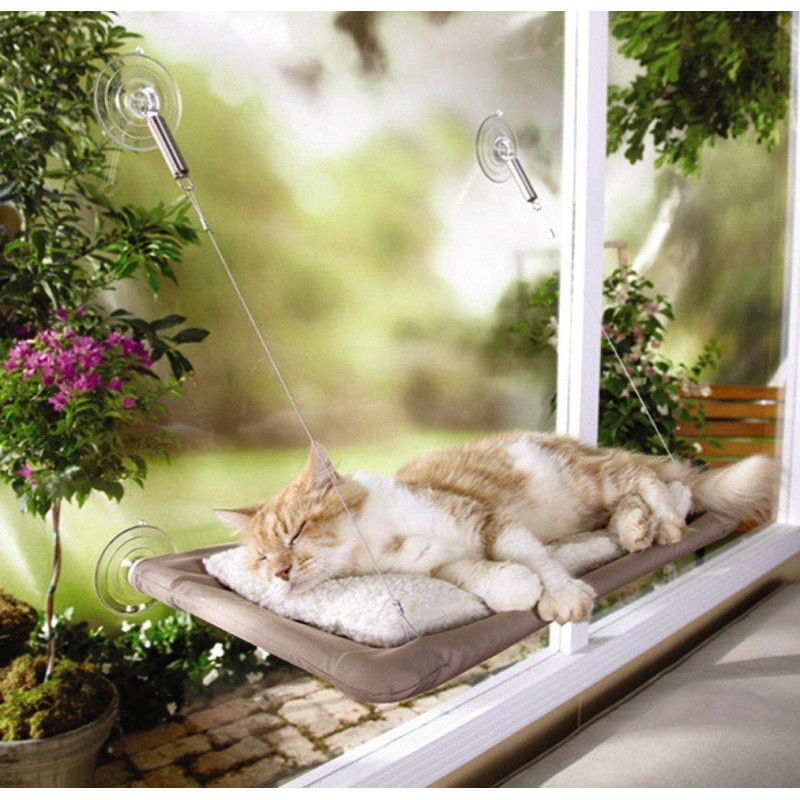 Лежанка віконна для кішки Sunny Window Seat Cat Bed фото - 2