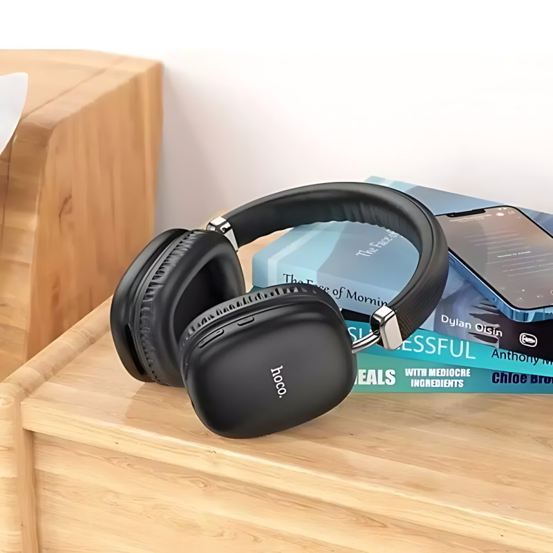 Bluetooth-навушники HOCO W35 wireless headphones, бездротова гарнітура з мікрофоном, до 40 годин роботи фото - 8