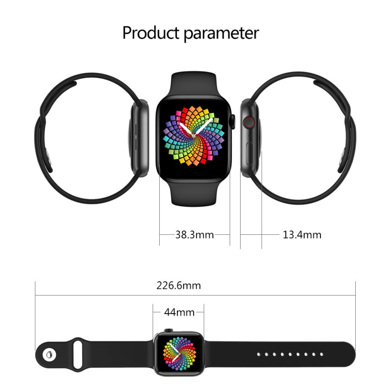 Часы смарт с тонометром Smart Watch X7 с силиконовым ремешком, голосовой вызов, совместимость IOS и Android фото - 2