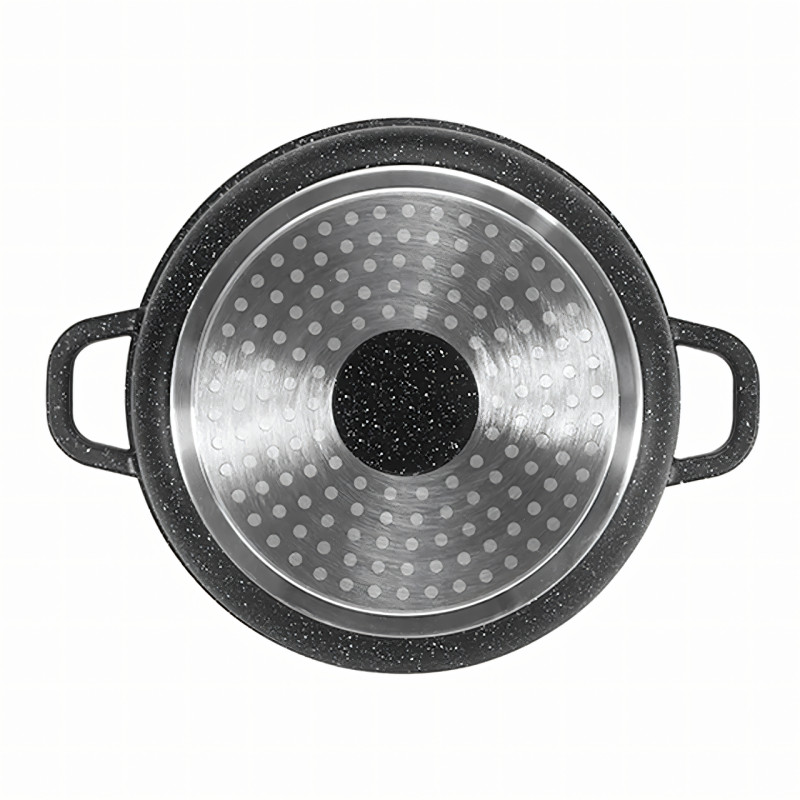 Набор кастрюль Top Kitchen TK00020 и сковородка, с гранитным покрытием, 5 ёмкостей, для всех плит, алюминий фото - 4