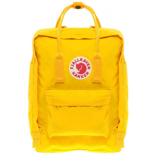 Шведский рюкзак Fjallraven Kanken™ Classic 16л, унисекс, разные цвета Желтый