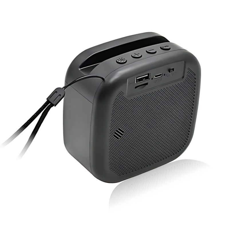 Караоке Bluetooth колонка SPS LX-01, 15 Вт, USB, FM, 1200 мА·год, чорний фото - 7
