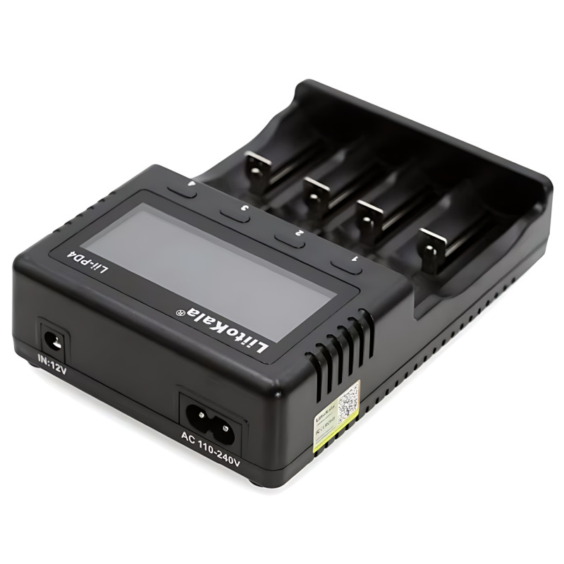 Интеллектуальное зарядное устройство LiitoKala Lii-PD4 на 4 слота, с LCD дисплеем, универсальная совместимость фото - 4