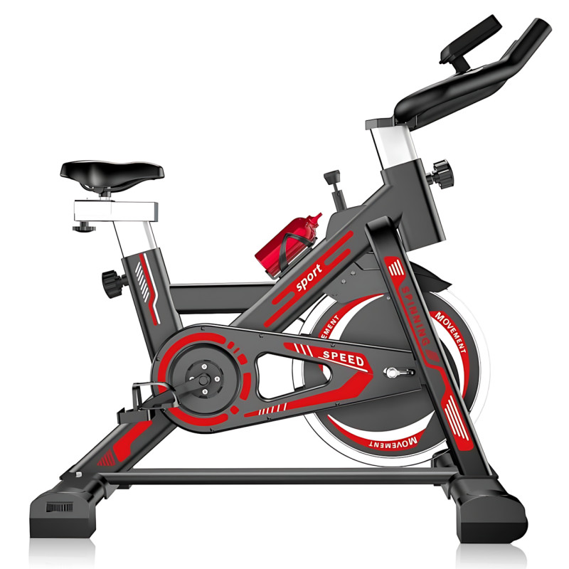 Велотренажер Vel-01 механічний до 150 кг, регулювання сидіння й керма, 15 кг маховик, вимірювання пульсу фото - 2