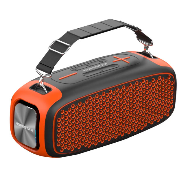 Портативная bluetooth колонка HOPESTAR A30, 6000 мАч Серо-оранжевый