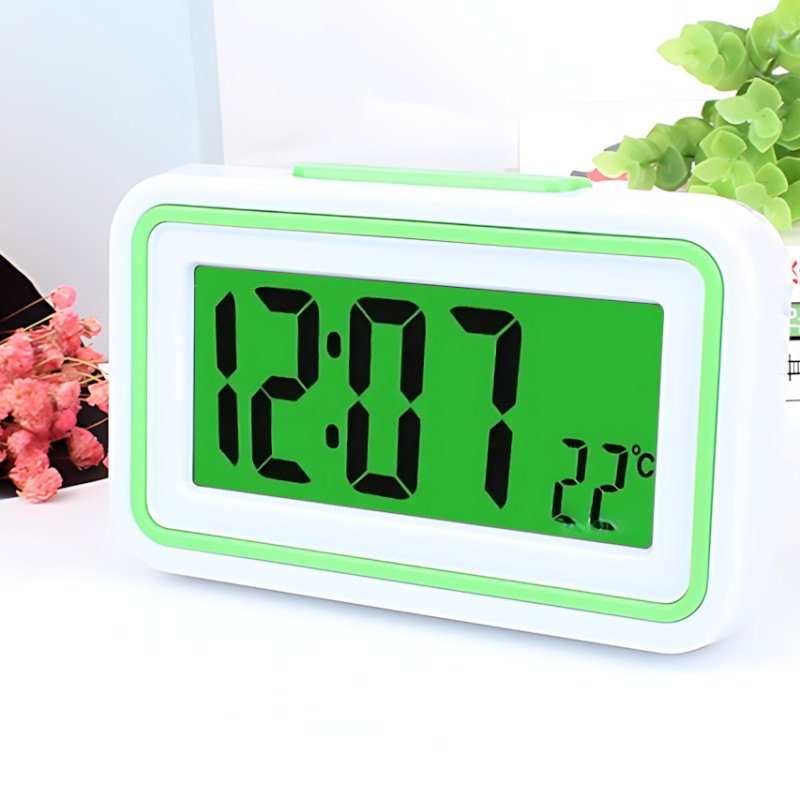 Розмовний годинник-будильник KK-9905 TR, електронний, з голосовим сповіщенням, великим дисплеєм, термометром, поліфонією фото - 40