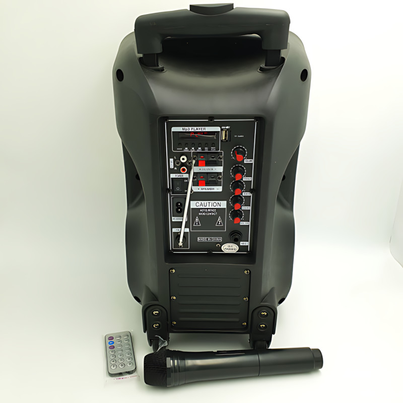 Портативна Bluetooth акустика Su-Kam BT100D акумуляторна 500 Вт із мікрофоном, пультом, 12v/220v фото - 4