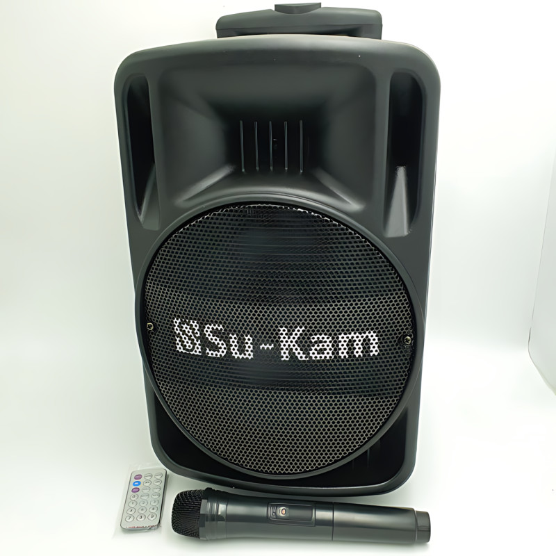 Портативна Bluetooth акустика Su-Kam BT100D акумуляторна 500 Вт із мікрофоном, пультом, 12v/220v фото - 2