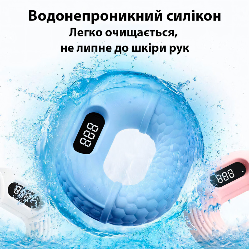 Еспандер Smart Grip HT01 для тренування, реабілітації пальців, грипер із силікону, Bluetooth, TYPE-C фото - 2