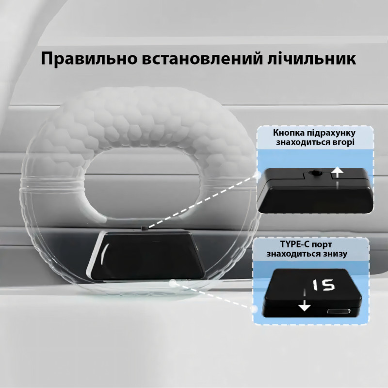Еспандер Smart Grip HT01 для тренування, реабілітації пальців, грипер із силікону, Bluetooth, TYPE-C фото - 4