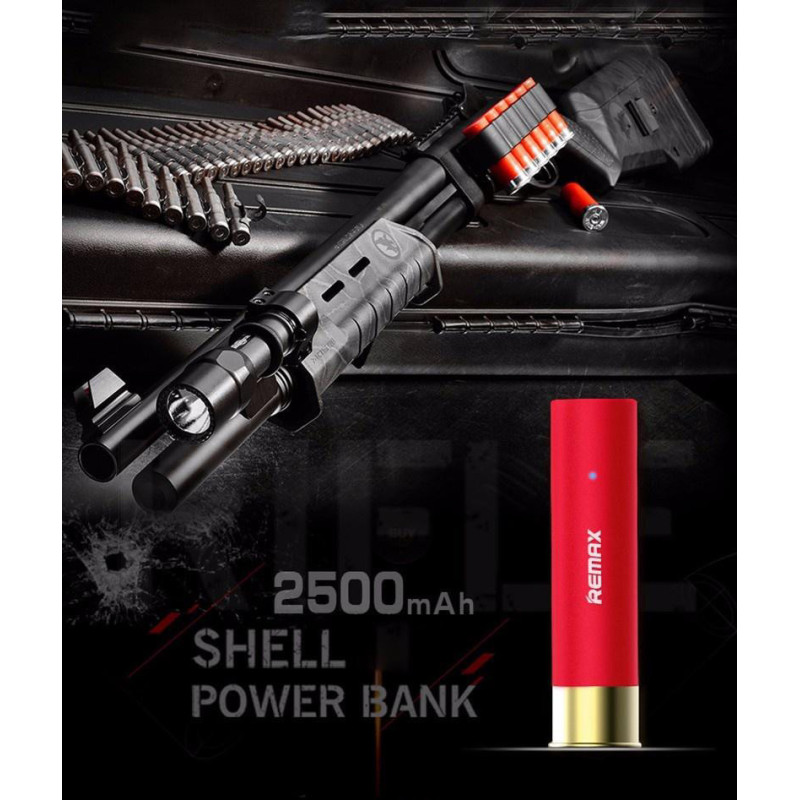 Портативное зарядное устройство Remax Shell POWER BANK, 2500mAh, разные цвета фото - 5