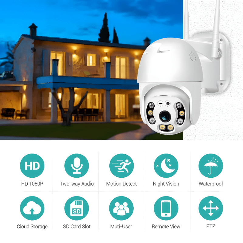 Уличная камера видеонаблюдения CAMERA YCC365 WIFI IP 360/90 2.0mp фото - 3