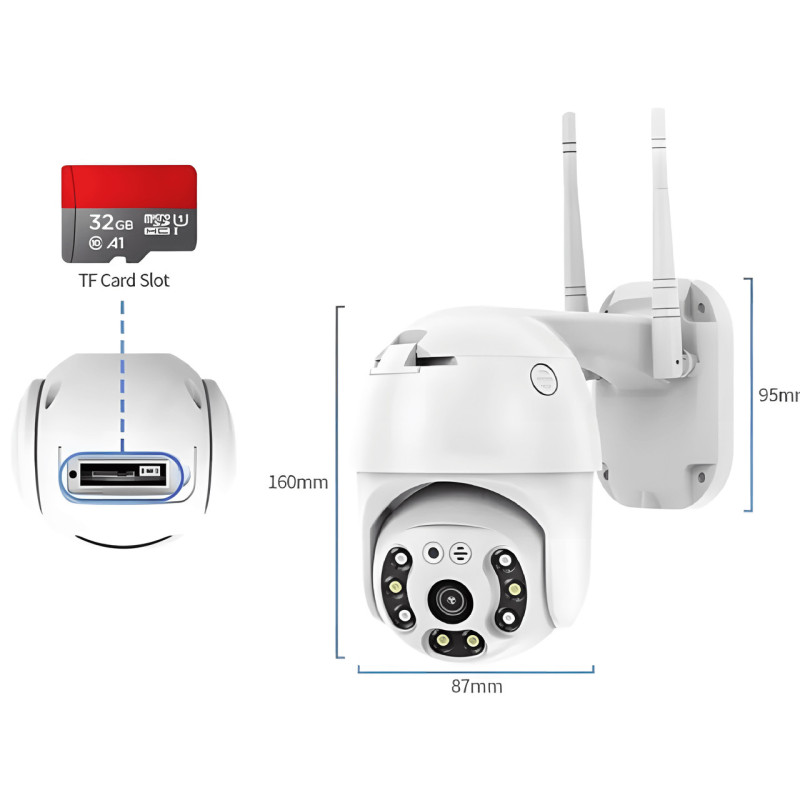 Уличная камера видеонаблюдения CAMERA YCC365 WIFI IP 360/90 2.0mp фото - 8