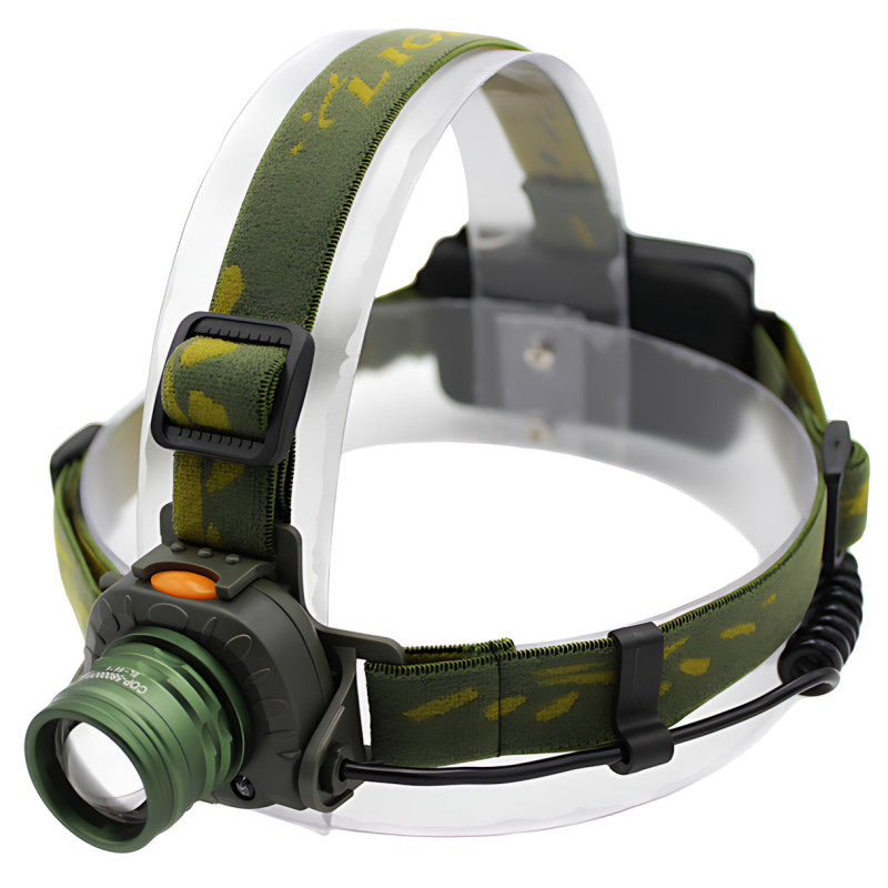 Налобный фонарь BL 1505 \ 602B SENSOR, тактический аккумуляторный LED фонарик с датчиком движения, 220В/12В фото - 3