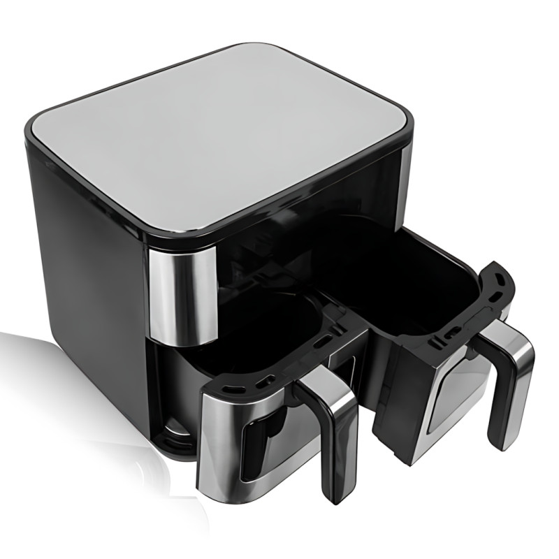 Фритюрница-аэрогриль мультипечь Crownberg CB-5556, антипригарные чаши, объем&nbsp;11 л, 2600 Вт, с термостататом, таймером фото - 5