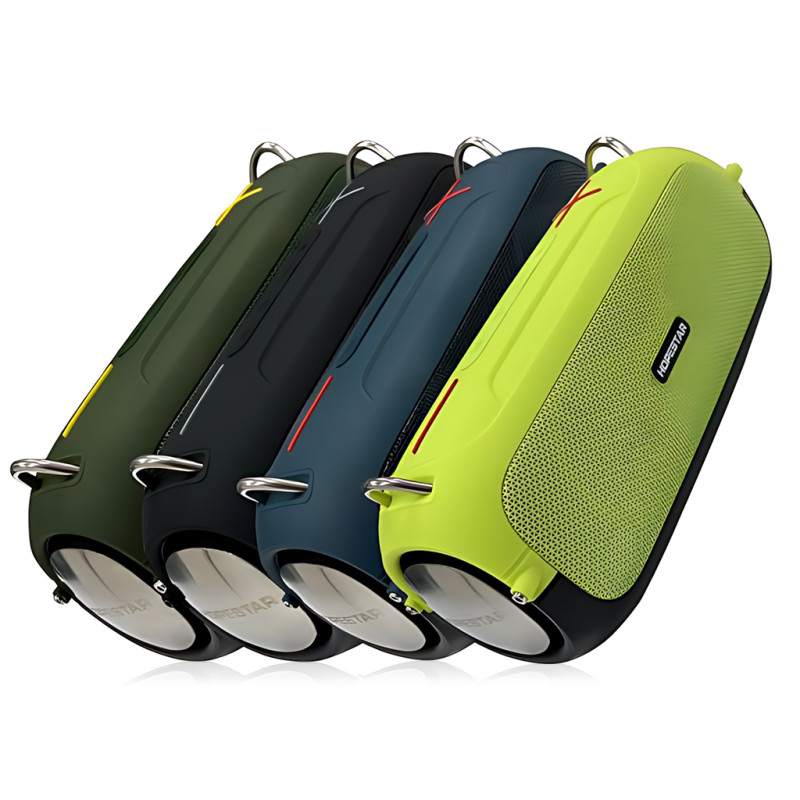 Портативна Bluetooth-колонка Hopestar A41 Party 16W, RGB-підсвітка, Bluetooth 5.3, TWS 1+1, IPX5, USB/AUX/TF, 2400mAh, чорна Чорно фото - 5