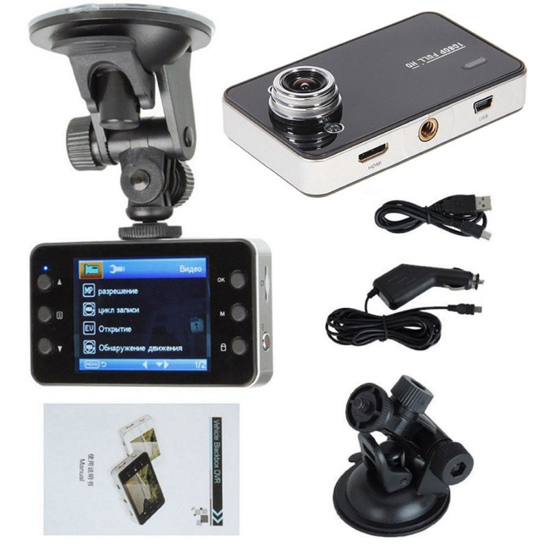 Видеорегистратор автомобильный Black box k6000 Full HD фото - 2