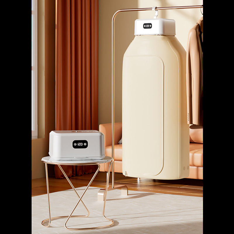 Портативная электрическая сушилка для одежды Foldable Dryer HS01694 600 Вт до 10 кг, Складной мини-паровой шкаф, быстрая сушка фото - 7