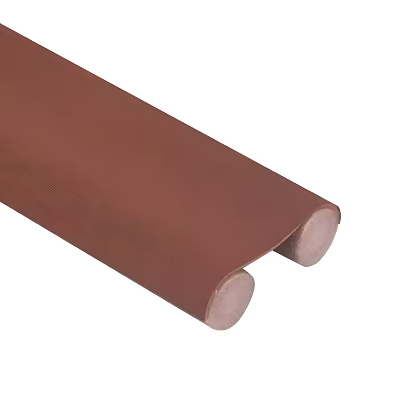 Уплотнитель от сквозняков на двери BOTTOM SEAL LY-315, 92 см, двусторонний ограничитель под дверь Коричневый фото - 2