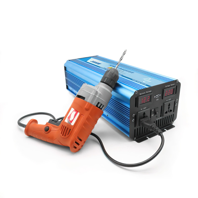 Преобразователь напряжения Wimpex WX-3010, чистая синусоида, 3000 Вт, 12 В фото - 3