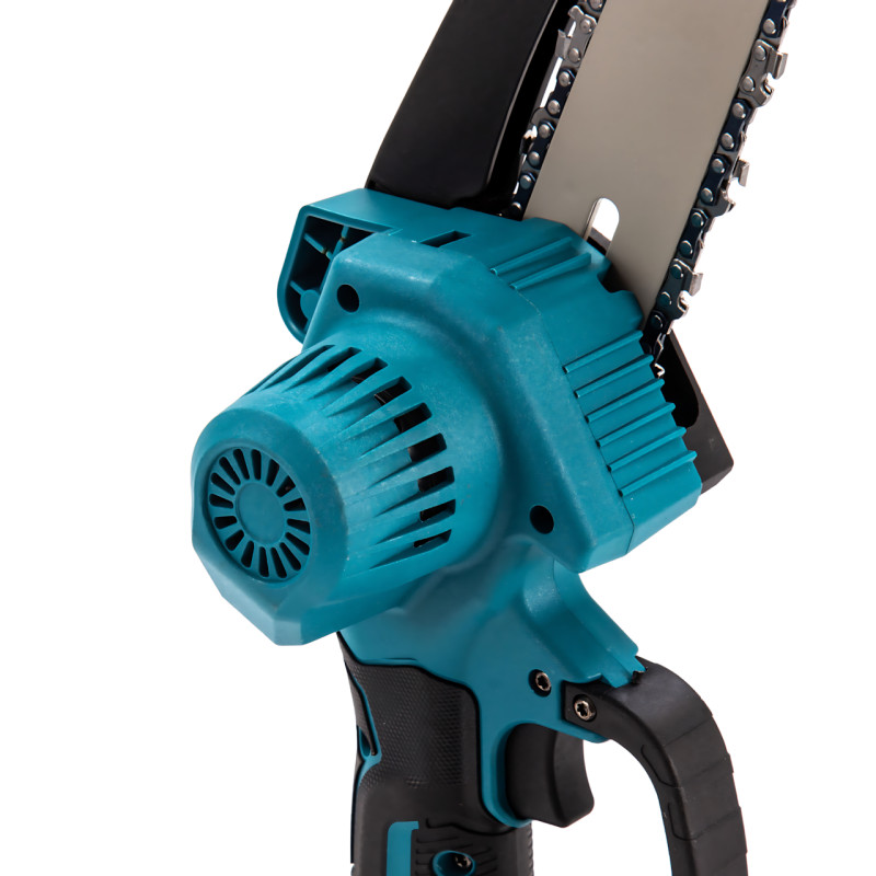 KRAFFTEC Chain Saw 8" — акумуляторна ланцюгова мініпила 24 V, 2 АКБ, 550-800 Вт, шина 205 мм, 10 м/с, кейс фото - 3