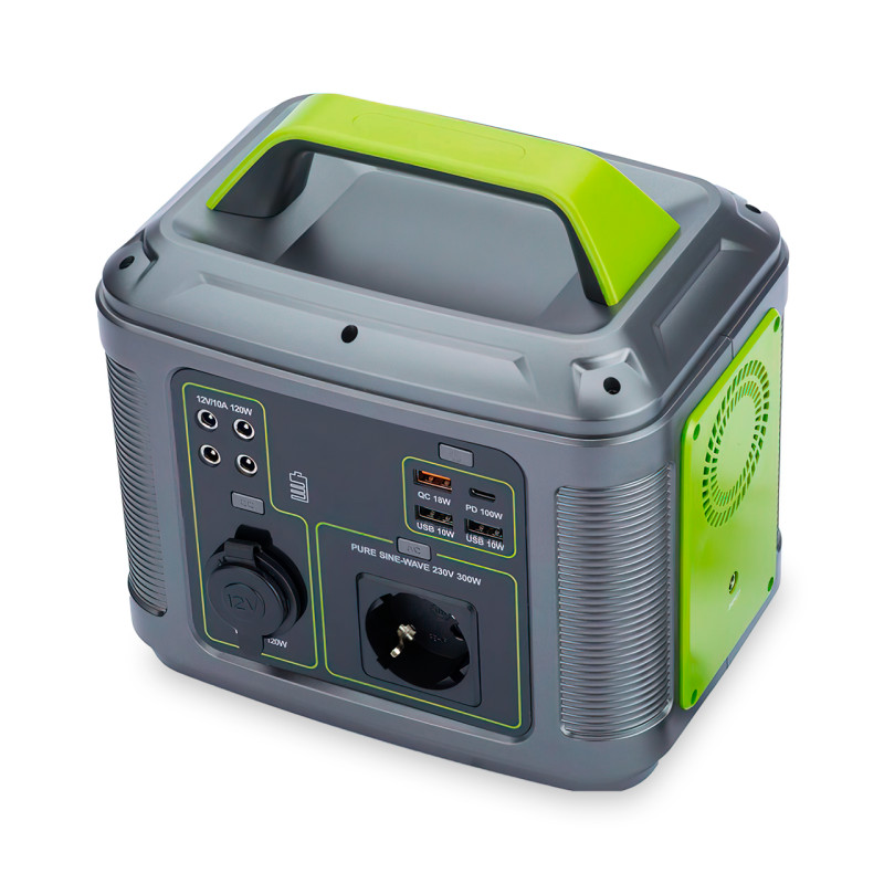 Портативная электростанция Wimpex WX500 с выходами USB Type-C, USB-A, DC, 64000мА/ч фото - 3