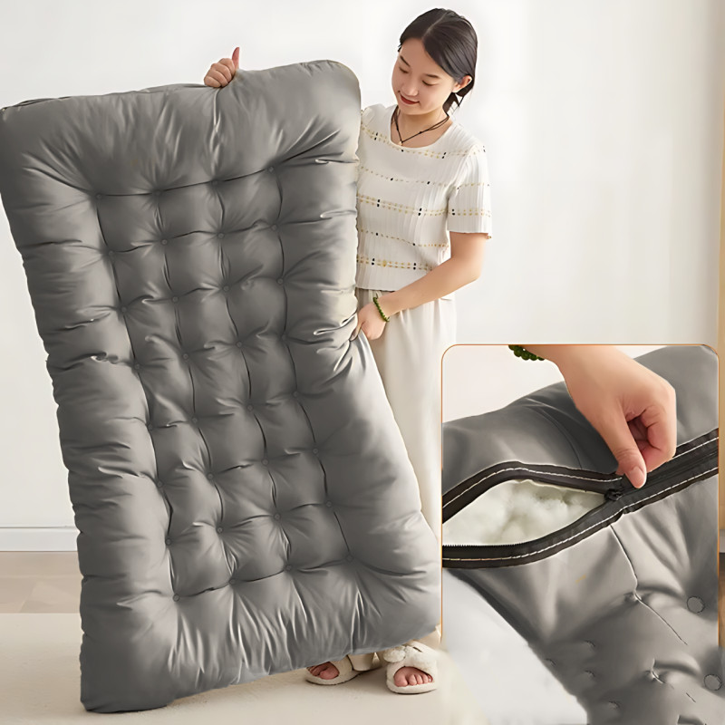 Крісло-гойдалка-ліжко 3в1, регульоване крісло-трансформер із хитним механізмом, тканинне, м'яке, сірий фото - 20