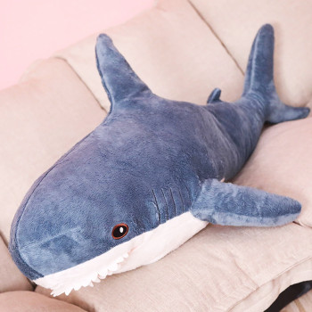 М'яка іграшка подушка акула IKEA BLAHAJ 60см