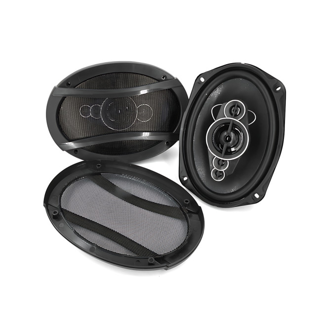 Автоакустика TS-6996 6&times;9&Prime;, 5-полосные коаксиальные динамики, 650 Вт max / 120 Вт RMS, 92 дБ, 30&ndash;36000 Гц, овальные авто колонки