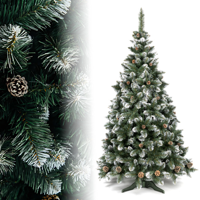 Штучна ялинка з ПВХ з шишками Elite Tree, гіпоалергенна, вогнестійка, українського виробництва, 2.5 м 3