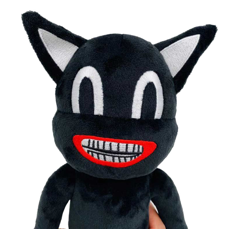 Мягкая игрушка Картун Кэт Сиреноголовый Cartoon Cat Siren Head, 30 см, черный фото - 5