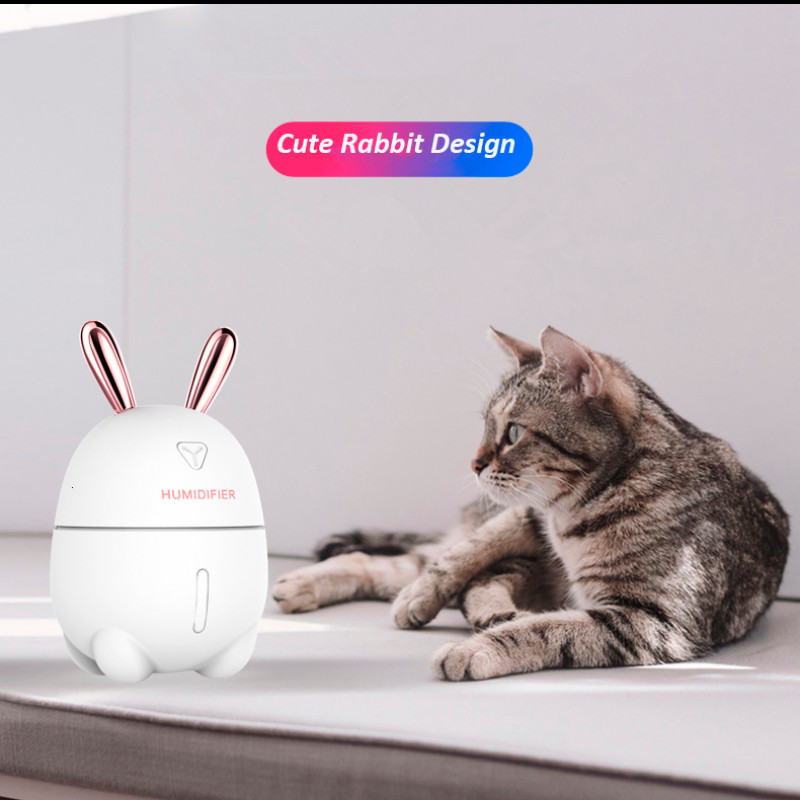 Увлажнитель воздуха с ночником Humidifiers Rabbit, Кролик, работает от USB фото - 5