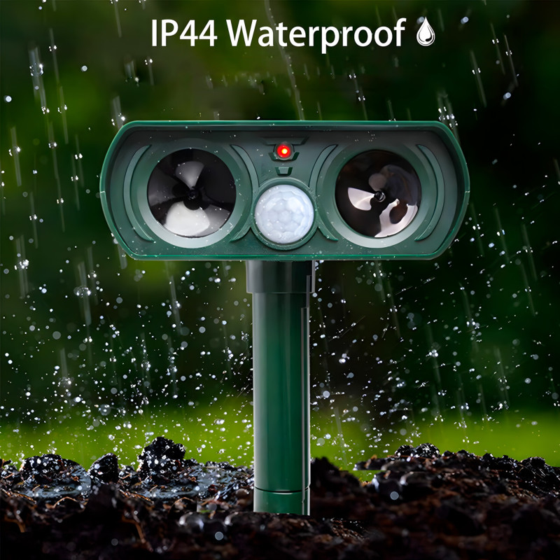 Ультразвуковой отпугиватель кротов и грызунов Solar Pest Reppeler ZF-858 на солнечной батарее фото - 4
