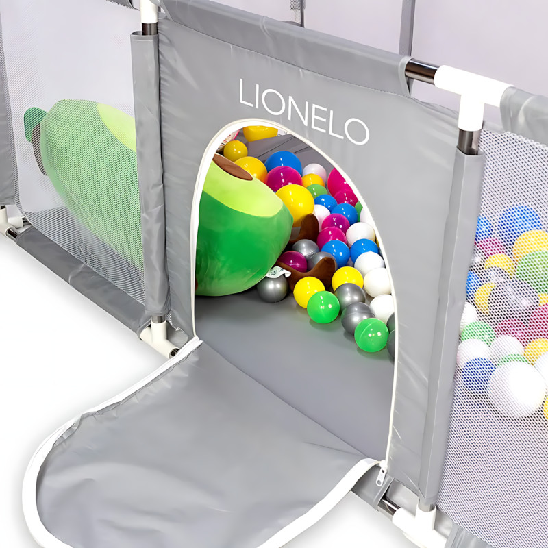 Дитячий манеж NX-21 (180&times;120 см) &mdash; ігровий сухий басейн із баскетбольним кільцем і воротами, сітчасті стінки, металевий каркас фото - 7